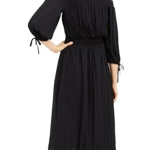 NWT INC International Concepts Hi-Low Midi Dress Black Large